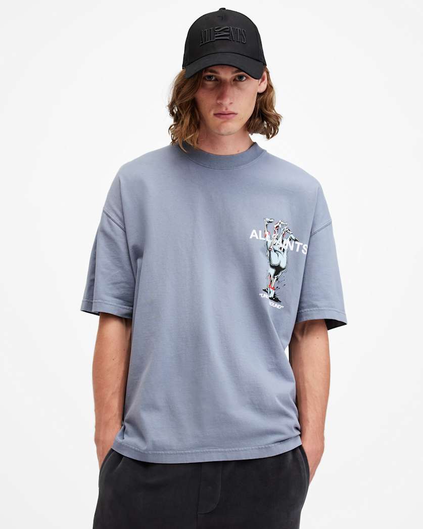 Undergang Oversized Graphic Printed T-Shirt