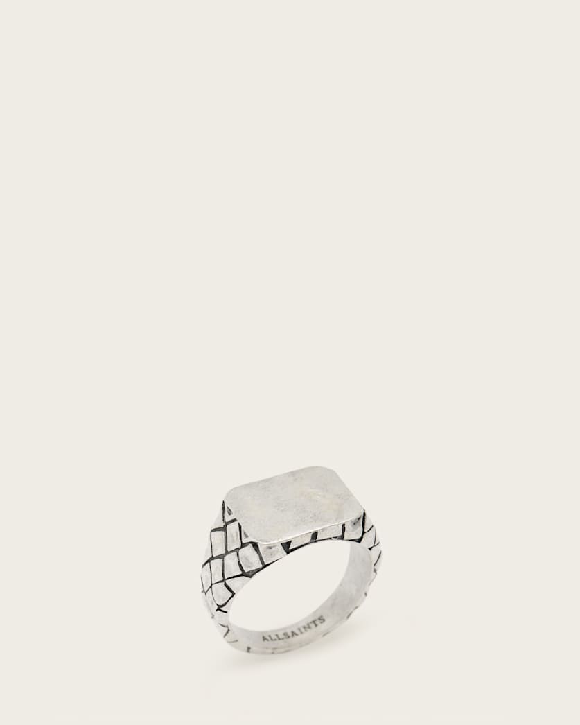 Carter Textured Signet Ring