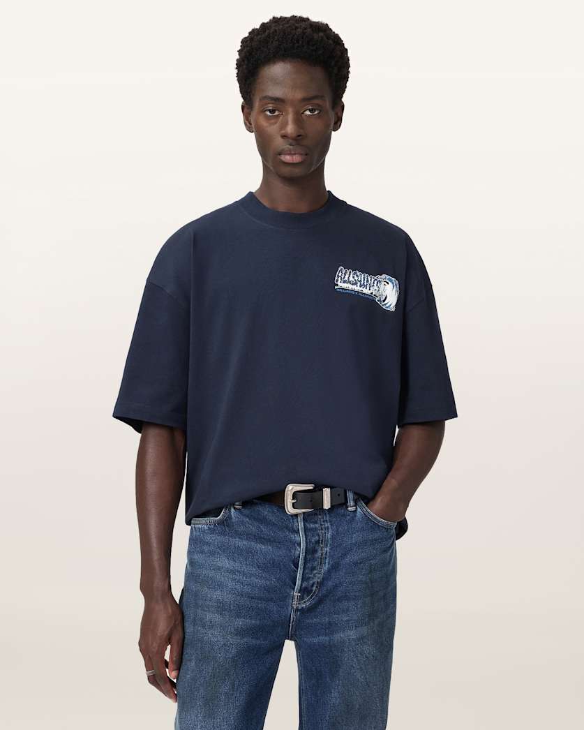Williams X AllSaints Burnout Crew Neck T-Shirt