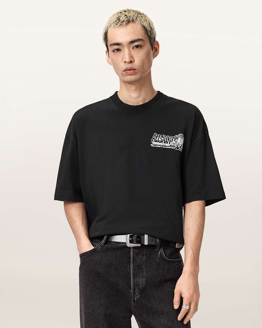 Williams X AllSaints Burnout Crew Neck T-Shirt