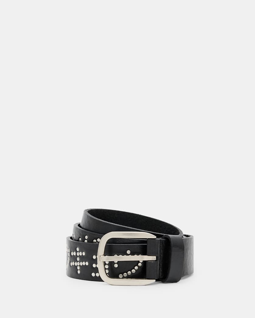 Underground Studded Leather Belt