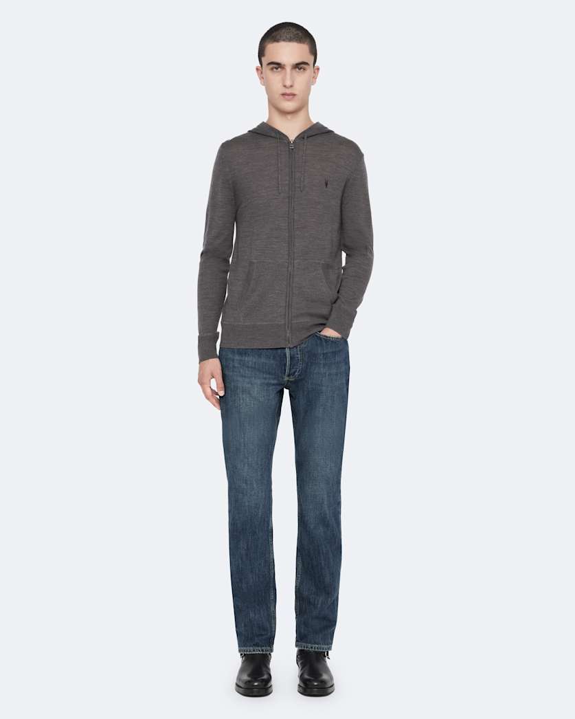 Slim-Fit Straight-Leg Jeans
