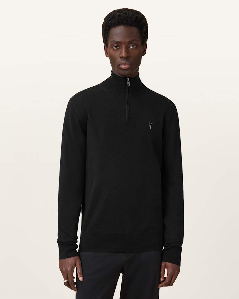 Kilburn Zip Funnel Neck Ramskull Jumper