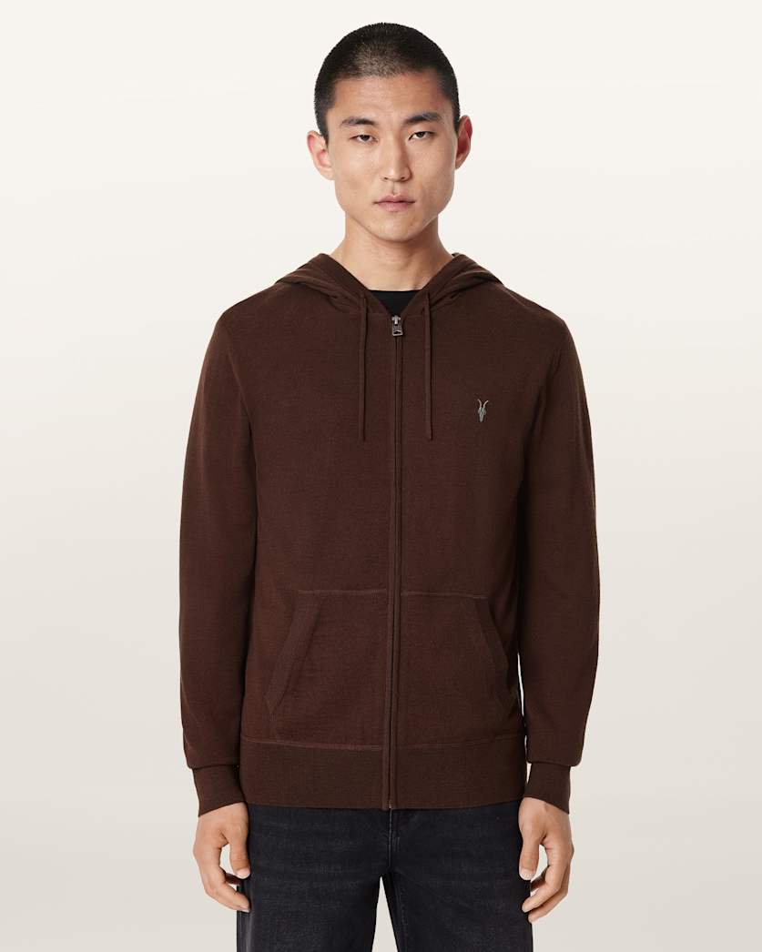 Mode Merino Zip Up Ramskull Hoodie
