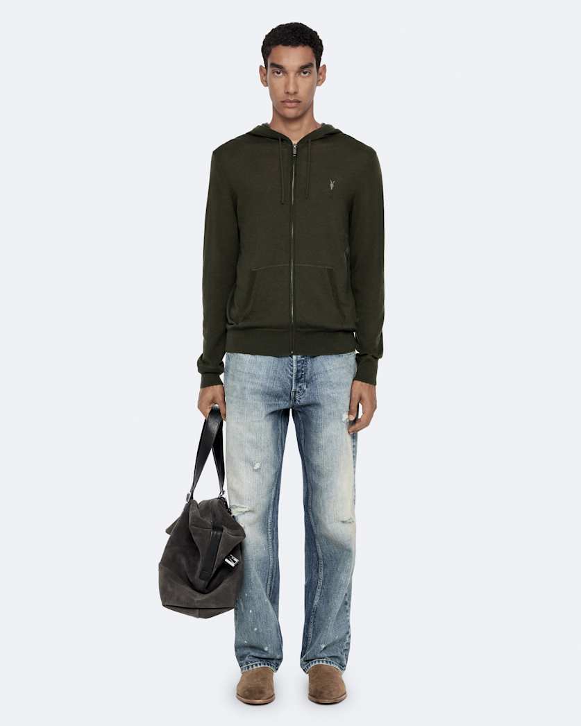 Mode Merino Zip Up Ramskull Hoodie