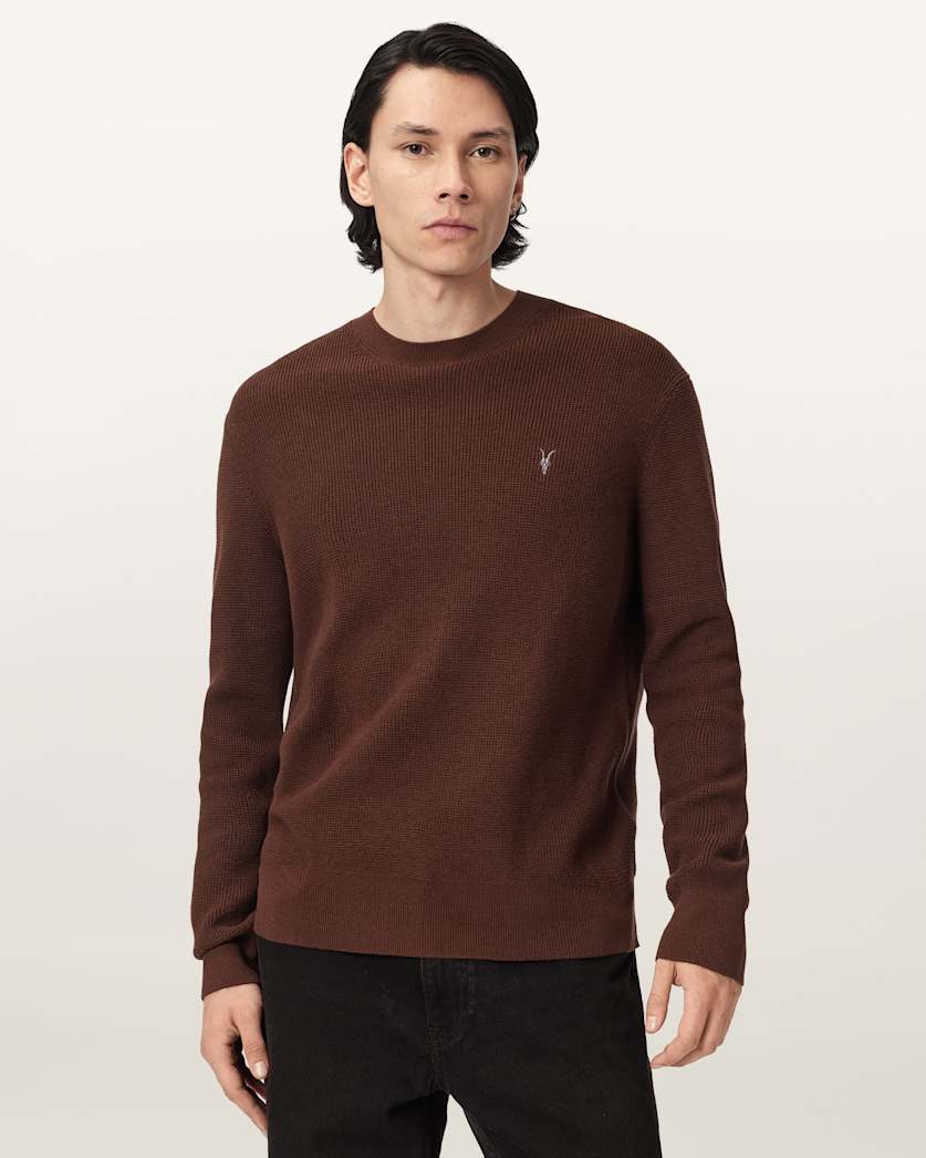 Aspen Waffle Crew Neck Jumper