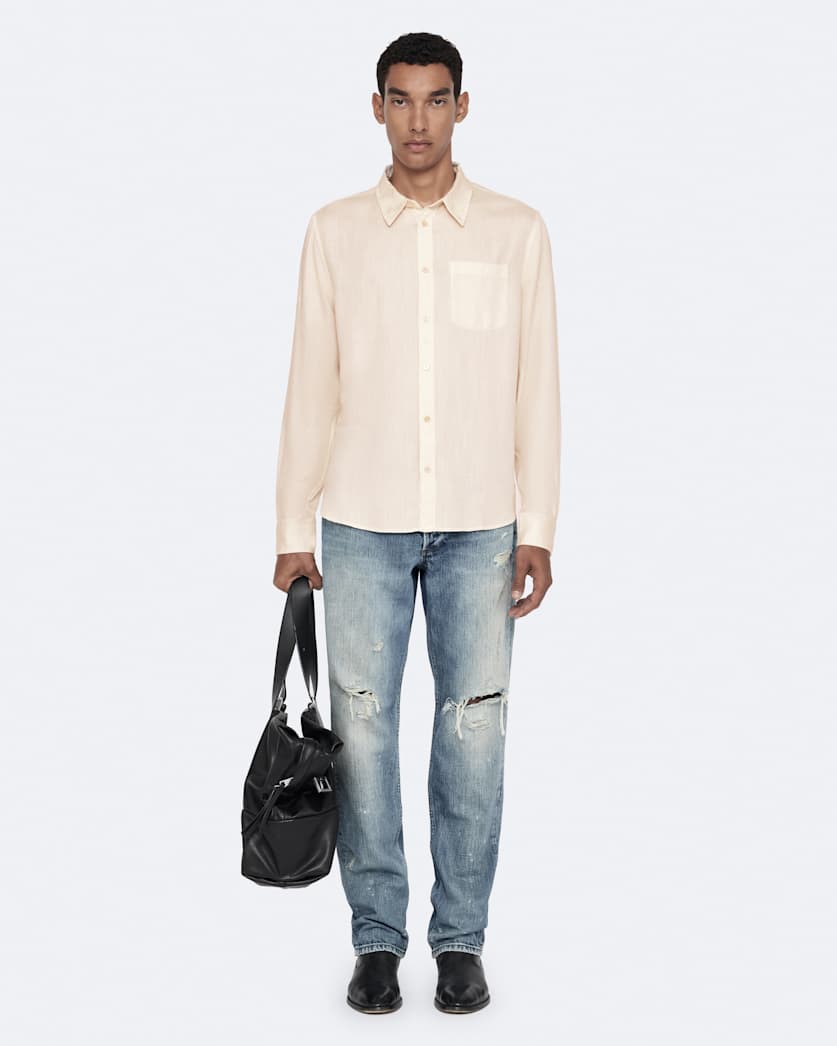 Regular-fit tencel shirt