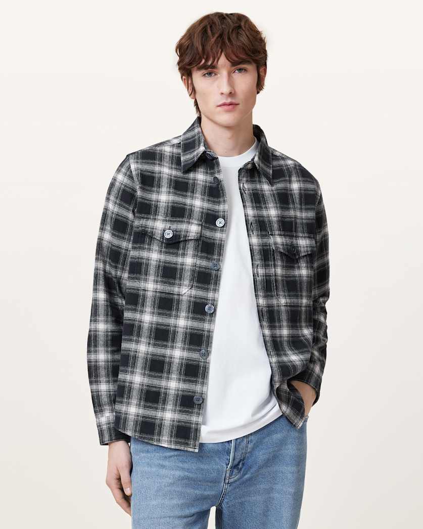 Hamura Checked Relaxed Fit Shirt