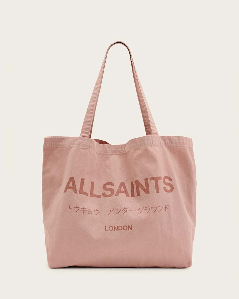 Underground Logo Printed Tote Bag