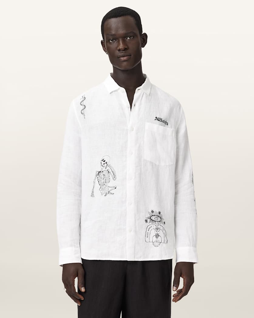Terror Long Sleeve Linen Shirt