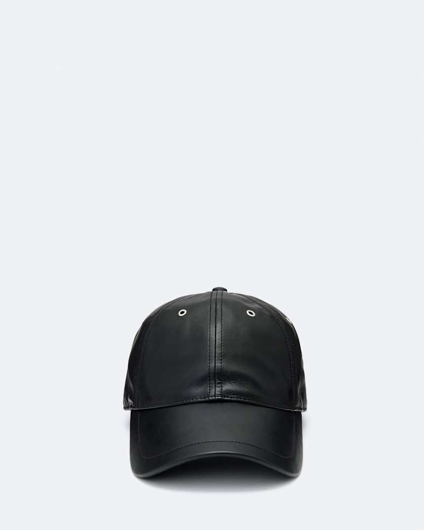 Leather Baseball Cap