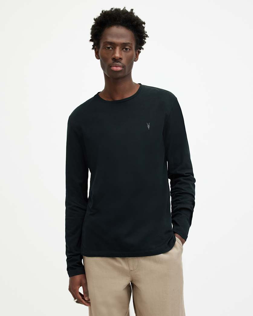 Brace Brushed Cotton Long Sleeve T-Shirt