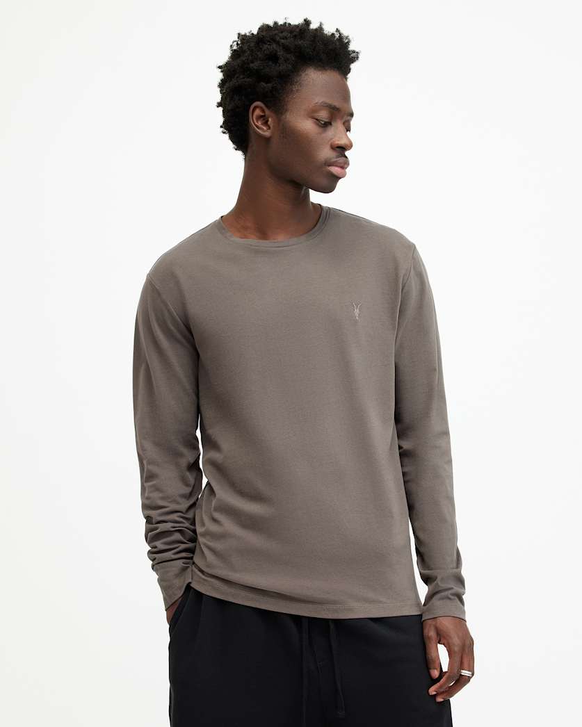 Brace Brushed Cotton Long Sleeve T-Shirt