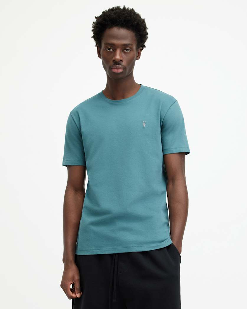 Brace Brushed Cotton Crew Neck T-Shirt