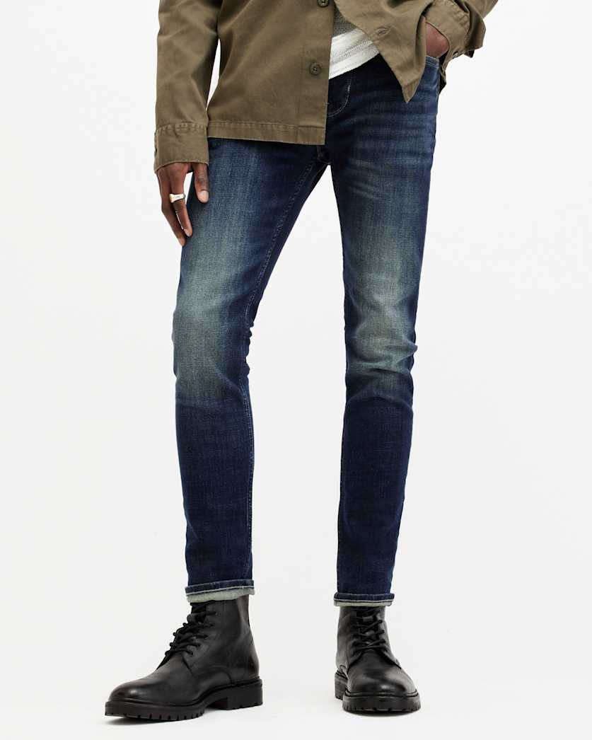 all saints mens cigarette jeans AllSaints Ione Skinny in Blue for Men An effortless companion to t ALLSAINTS Men's Sid Skinny Fit