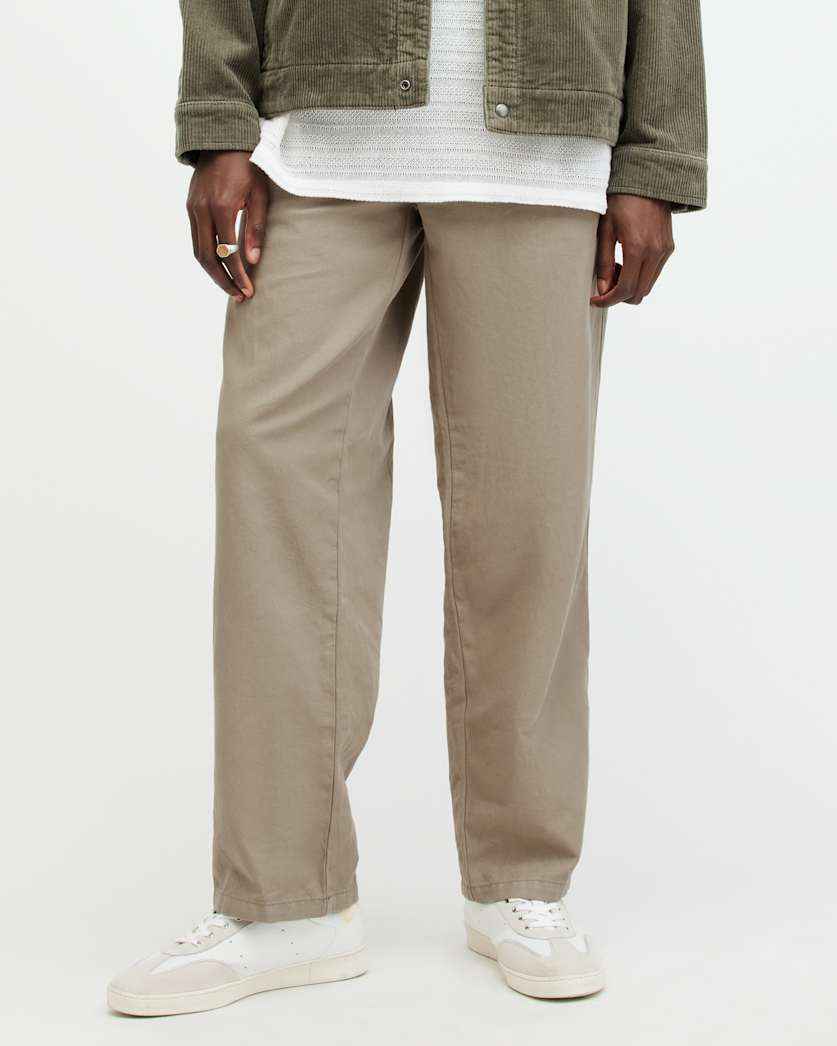 Hanbury Linen Blend Relaxed Fit Trousers