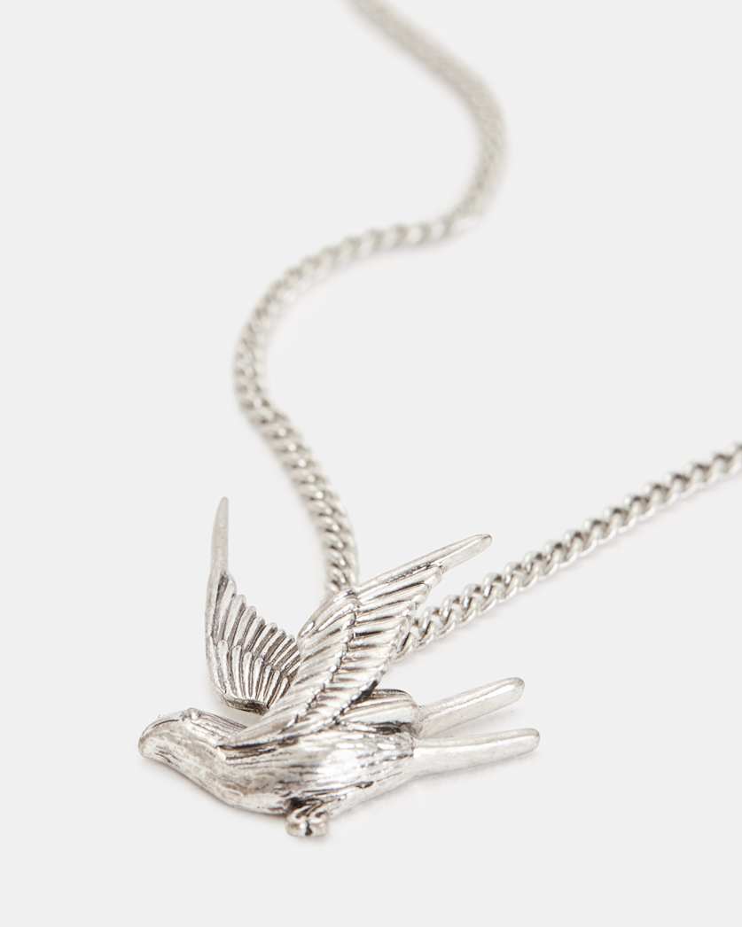 Swallow Pendant Sterling Silver Necklace