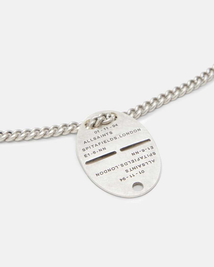 Adyn Sterling Silver Dog Tag Necklace