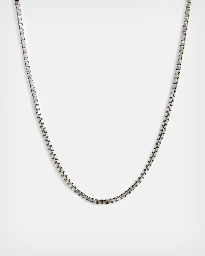 Roan Sterling Silver Box Chain Necklace
