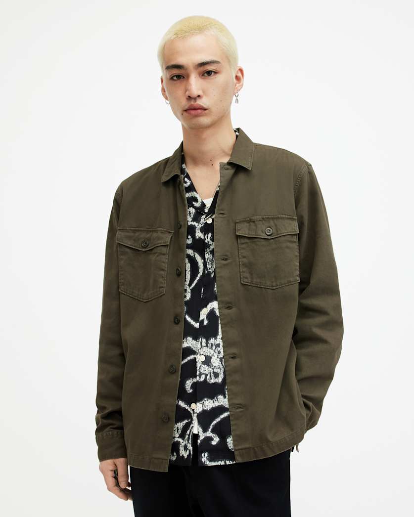 Spotter Long Sleeve Military Overshirt