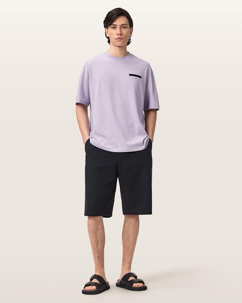 Redact Oversized Embroidered Logo T-Shirt