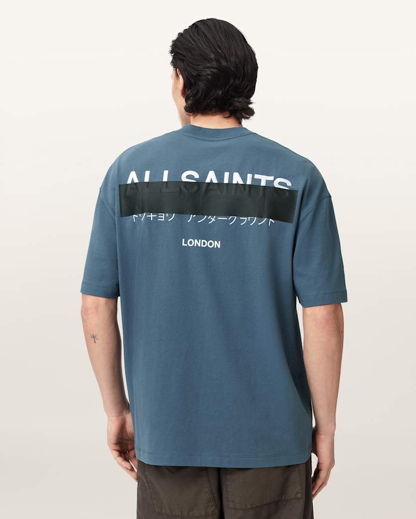 Redact Oversized Embroidered Logo T-Shirt