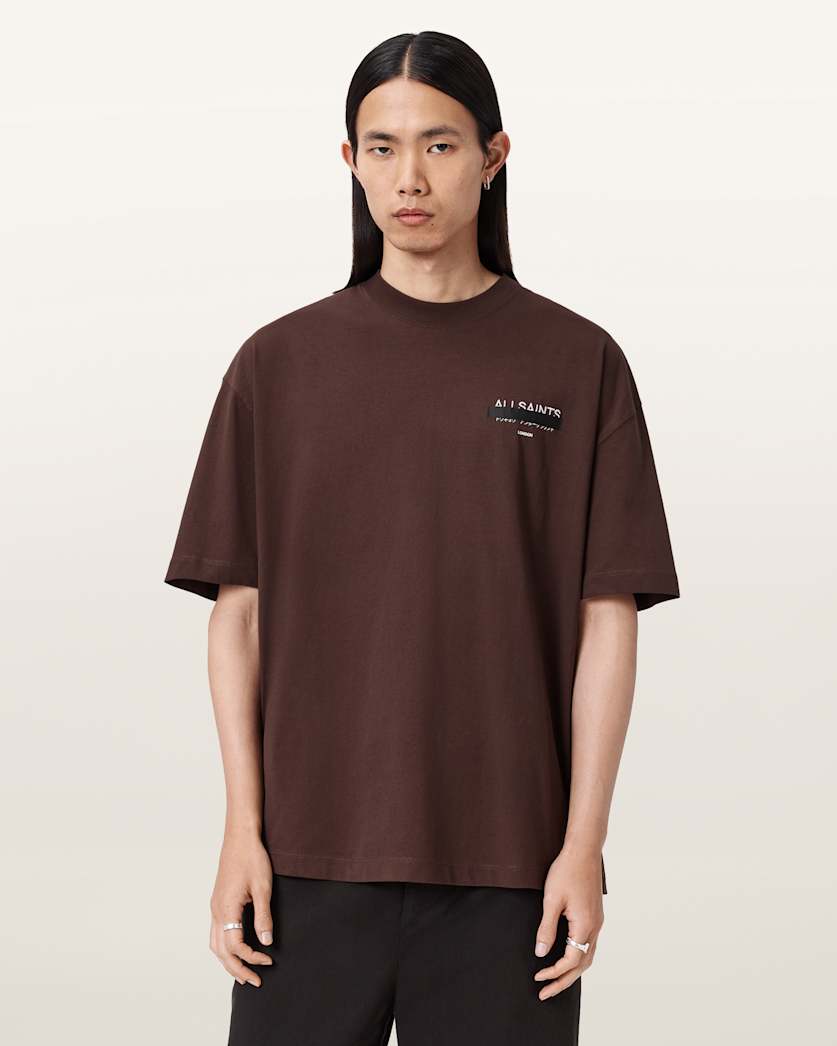 Redact Oversized Embroidered Logo T-Shirt