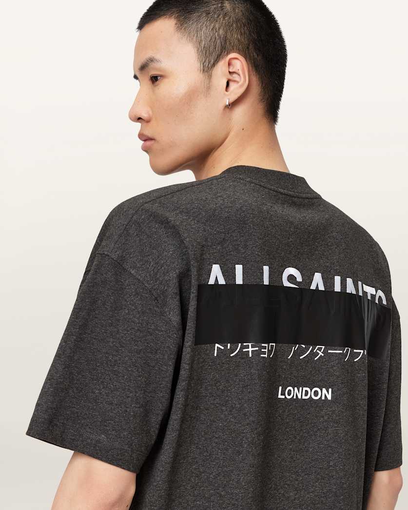 Redact Oversized Embroidered Logo T-Shirt