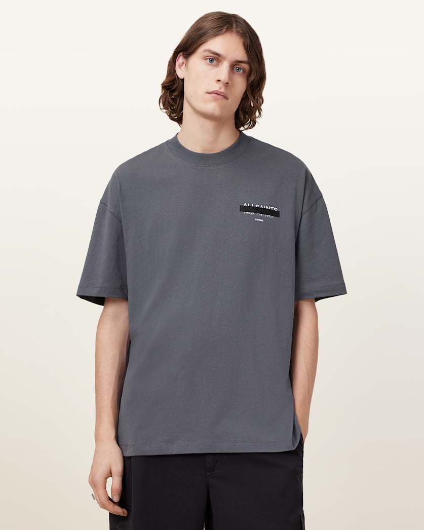Redact Oversized Embroidered Logo T-Shirt