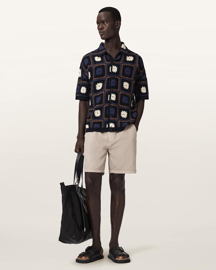 Mandon Crochet Knit Shirt