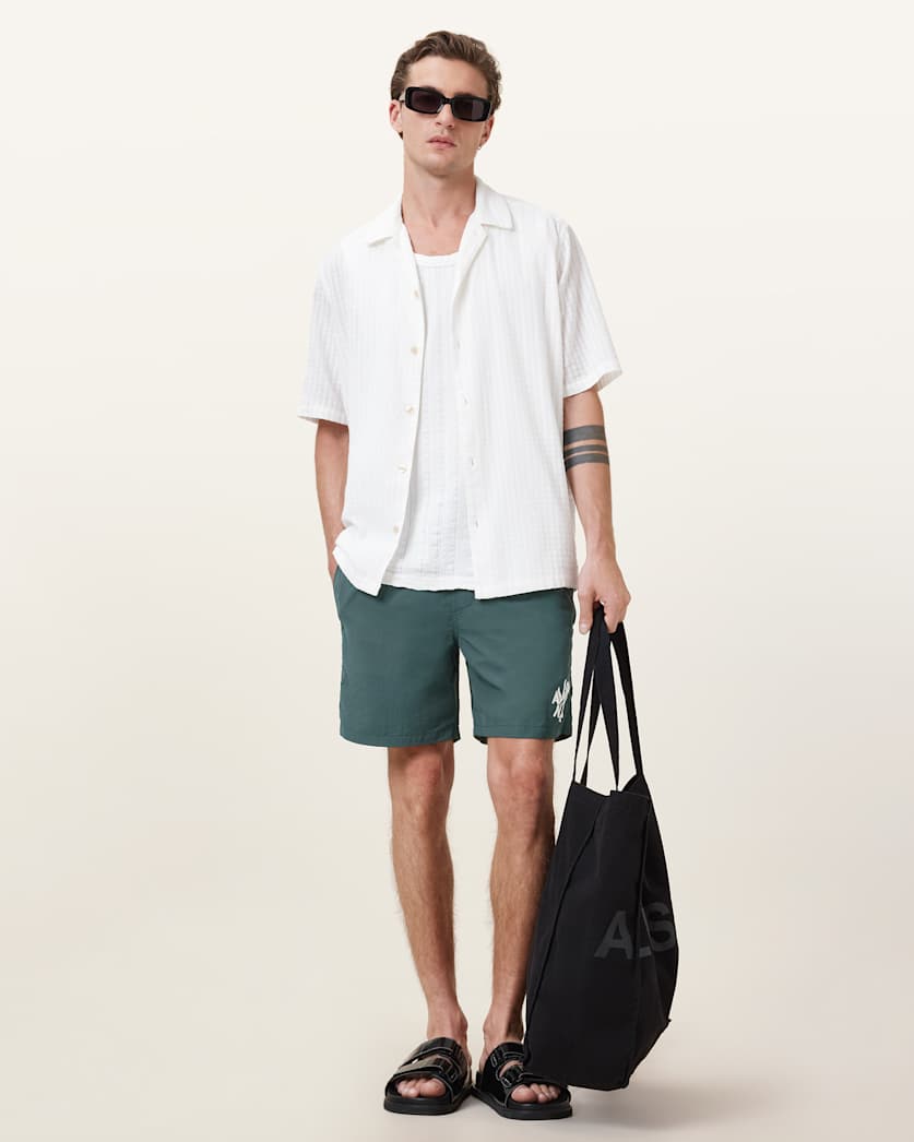 Orlando Slim Fit Printed Swim Shorts