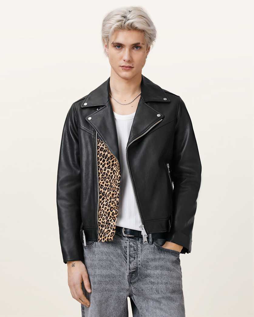 Mick Leather Biker Jacket