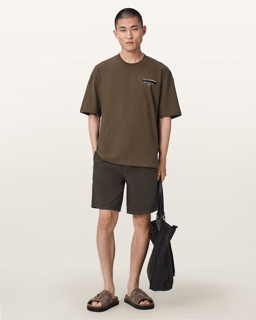 Hanbury Linen Blend Relaxed Fit Shorts