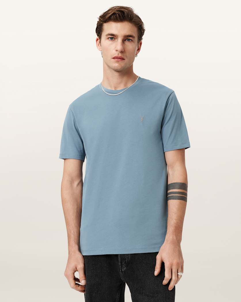 Brace Brushed Cotton Crew Neck T-Shirt