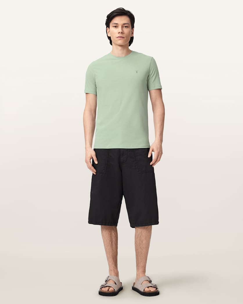 Brace Brushed Cotton Crew Neck T-Shirt