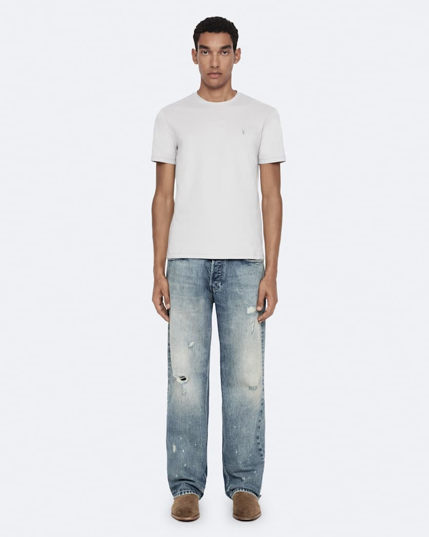 Brace Brushed Cotton Crew Neck T-Shirt