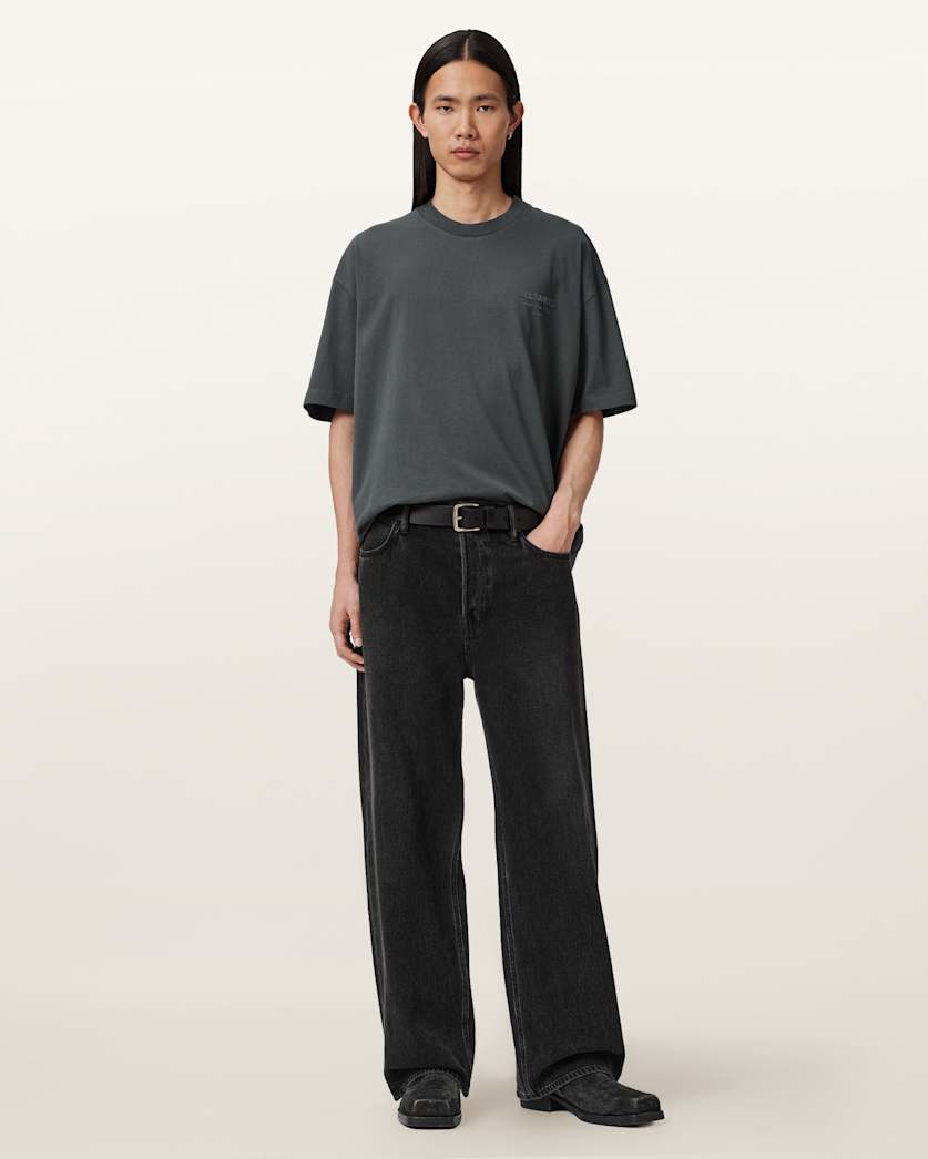 Xander Flocked Logo Oversized T-Shirt