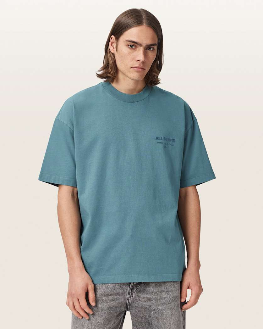 Xander Flocked Logo Oversized T-Shirt