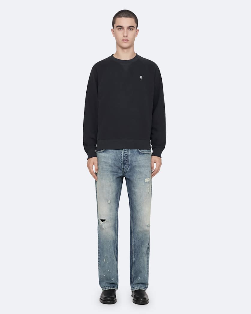 Ramskull cotton raglan sweatshirt