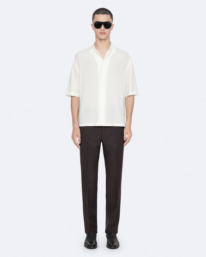 Slim-fit tailored trousers