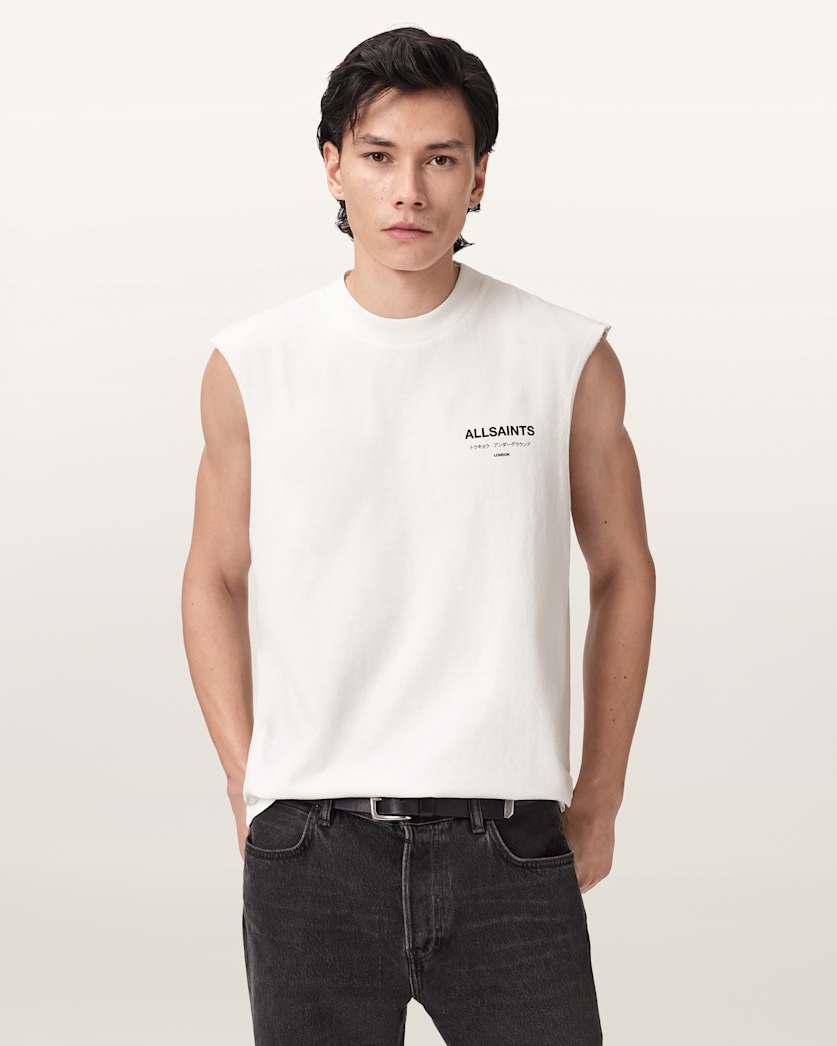 Underground Sleeveless Crew Neck T-Shirt