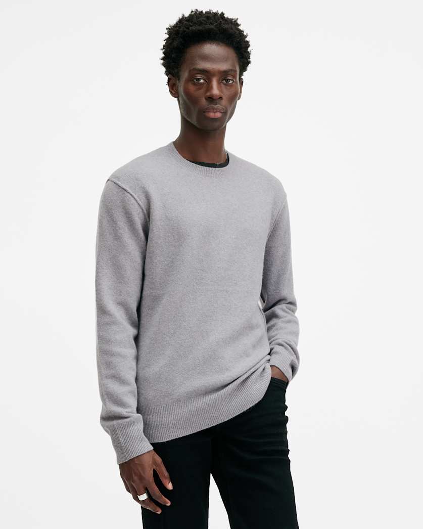 Patern Crew Neck Jumper