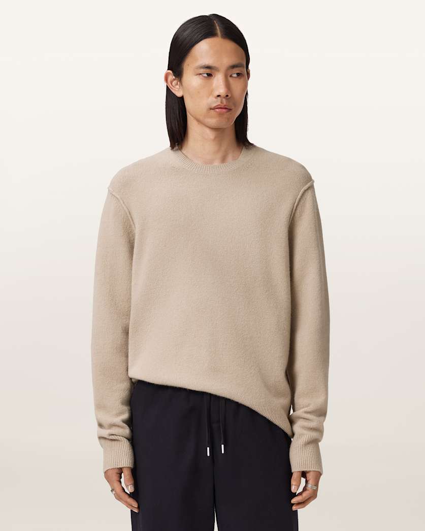 Patern Crew Neck Jumper