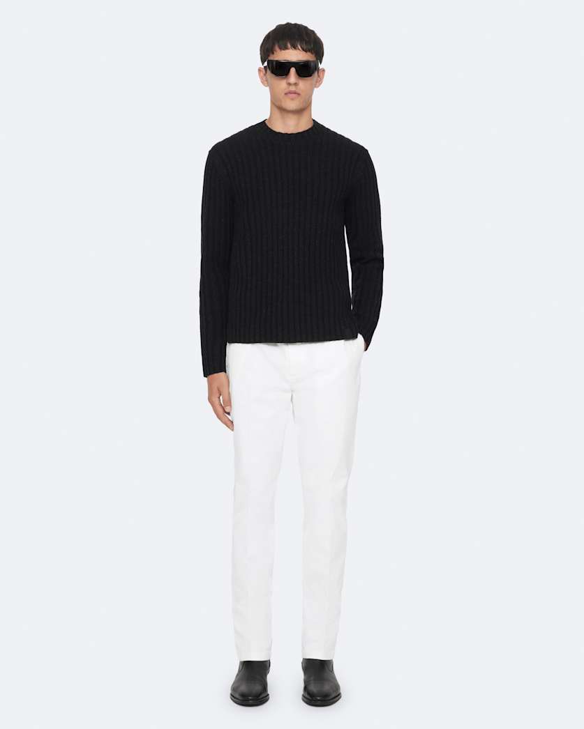 Liev Ribbed Crew-Neck Jumper