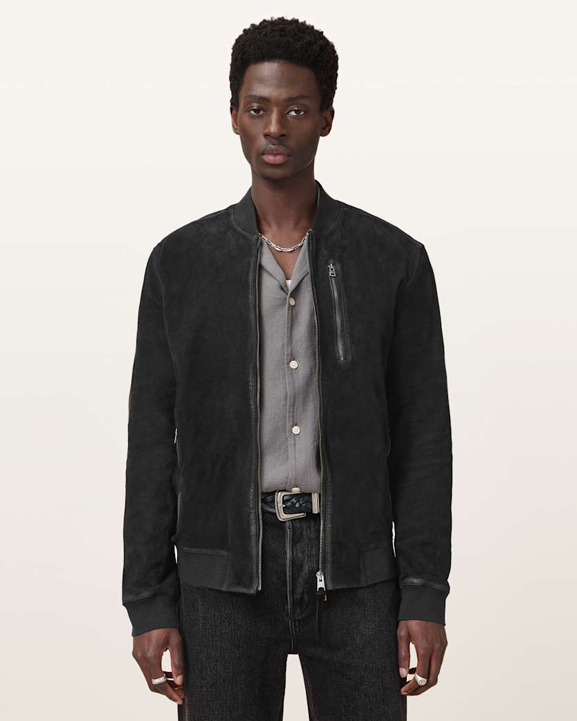 Kemble Suede Bomber Jacket