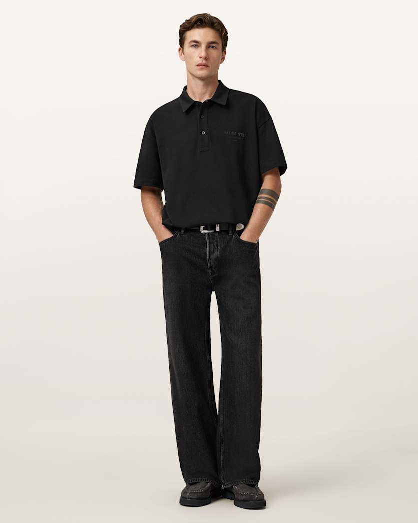 Xander Oversized Short Sleeve Polo Shirt