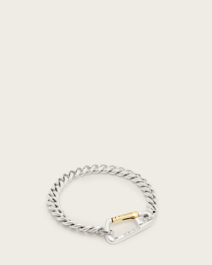 Carabiner Two Tone Bracelet