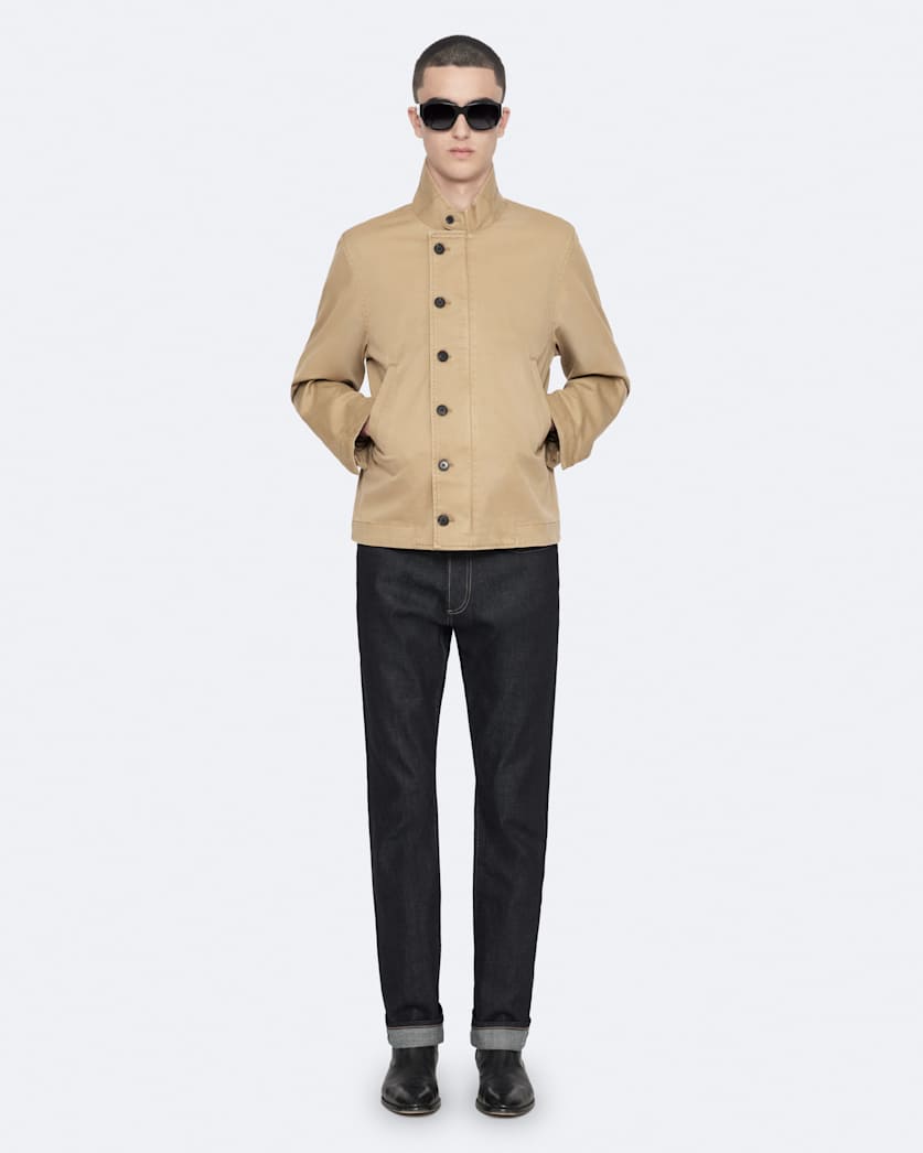 Stretch-cotton deck jacket