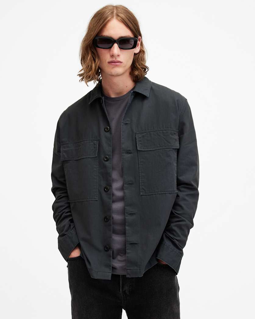 Sanpha Relaxed Fit Herringbone Shirt
