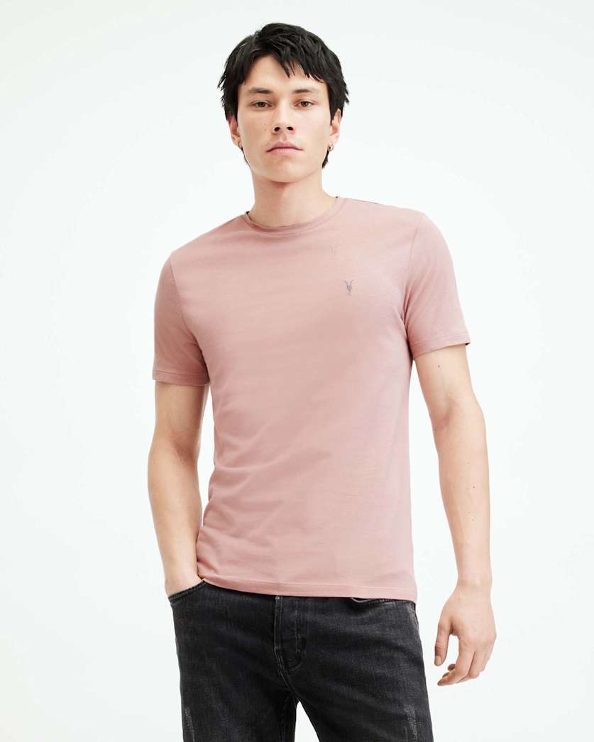 Brace Brushed Cotton Crew Neck T-Shirt